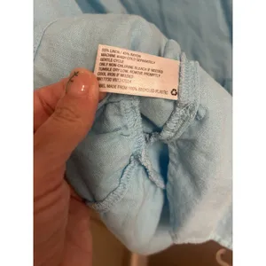 Stoney Clover Lane Button Down Dress Size Large Turquoise Blue thumbnail 10