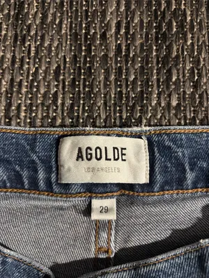 Agolde High Rise Vintage Straight Leg Jeans Medium Wash Size 29 thumbnail 4