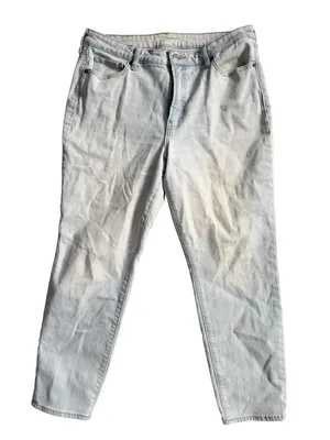 OLD NAVY Light Wash OG Straight Jeans Size 14 thumbnail 5