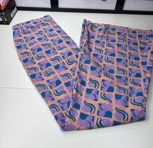 Women's Retro 70’s Vibe Bell Bottom Pants by MOOYA of Paris NWT Size L thumbnail 1
