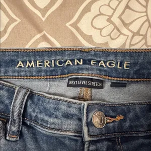 American Eagle Outfitters Women's Super High Rise Jegging in Blue Size 12 Long thumbnail 3