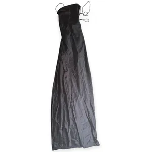 NWT Babyboo Misha Maxi Dress Black Satin Size XS Cowl Neck thumbnail 3