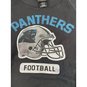 NFL Juniors Collection Carolina Panthers Black Pullover Sweatshirt Size M thumbnail 3