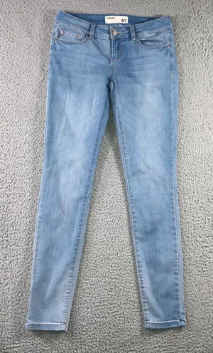 Garage Jeans Women 28x29 Light Wash Low‎ Rise Stretch Denim Slim Fit Skinny thumbnail 1