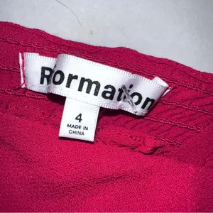 Reformation Christine Dress in Lipstick thumbnail 5