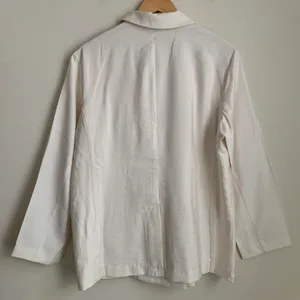 A New Day Women's Essential Blazer Cream White Medium thumbnail 5