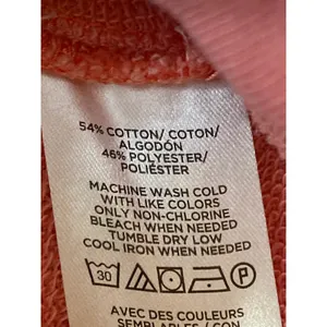 Lou & Grey Women's Pink Coral Tie Dye Quarter Zip Long Sleeve Sweatshirt Top XS thumbnail 4