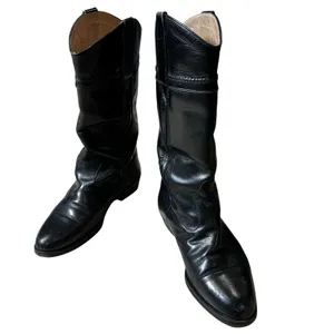 Vintage Longlife Indiana Women's Riding Boot Black Horseback Western thumbnail 10