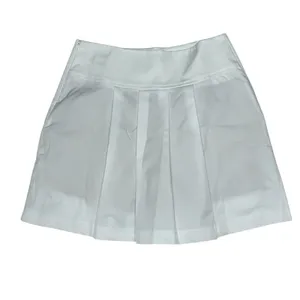 NWT FAIRWAY FOX WOMEN'S GOLF/TENNIS‎ SKORT Amy Size 4 Coolmax Gold Zip Pleated thumbnail 3