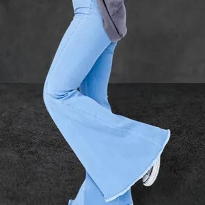 Buckle Three Birds Nest Vintage Wide Leg Palazzo Bell Bottom Flare Jeans S thumbnail 7