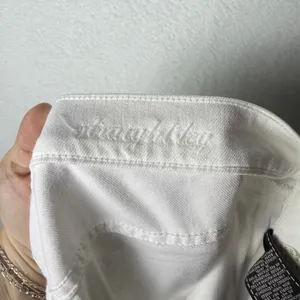 7 For All Mankind White Straight Leg Jeans Women’s Size 32 Stretch Denim thumbnail 10