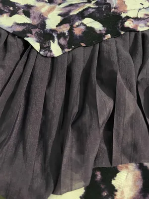 Simply Vera Vera Wang Asymmetrical Abstract Blouse (XL) thumbnail 5