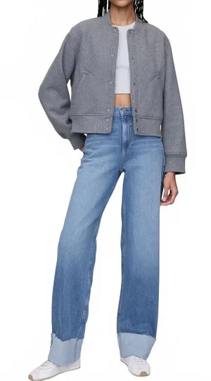 Gap Petite Mid Rise Cuffed '90s Loose Jeans NWT Medium Indigo Sz 29 Petite / 8P thumbnail 1