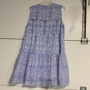 Oliphant Tuckernuck Blue Mini Dress Cotton Large thumbnail 6
