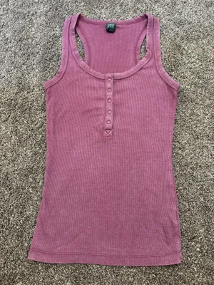 Wild Fable Henley Tank Top thumbnail 1