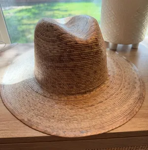 Lack of Color Palma Fedora Palm Leaf Hat L/XL thumbnail 1