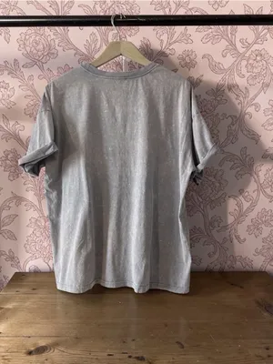 Zutter USA Cowboy Boots Pink Sparkle Star Graphic Tee Gray Size L thumbnail 4
