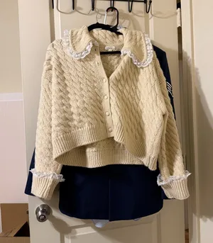 For Love & Lemons Cardigan Knit Sweater thumbnail 1