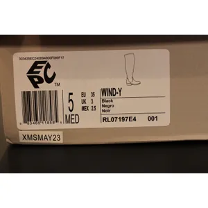 Kenneth Cole Reaction WIND-Y Boots Womens 5 Black Over The Knee Faux Suede NIB thumbnail 5