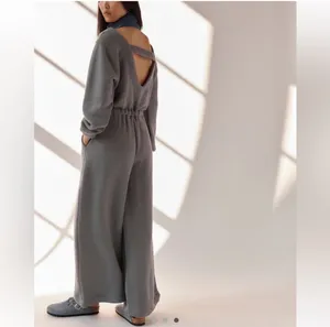 Free People Beach Darla One Piece Jumpsuit Size L Msrp $98.00 Nwt thumbnail 2