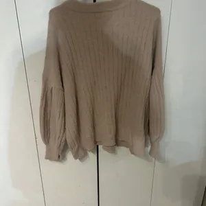 Aerie Soft Brown Ribbed Crew Neck Sweater thumbnail 9
