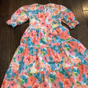 Sunday up floral maxi dress size small thumbnail 6