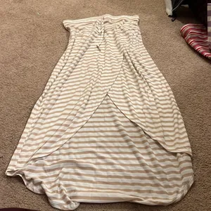 Seven7 beige & white‎ maxi skirt S thumbnail 2