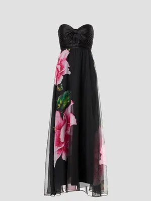 One33 Social Chiffon Strapless Gown Black Size 6 thumbnail 9