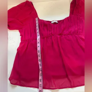 Abercrombie & Fitch Deep Pink Blouse thumbnail 7