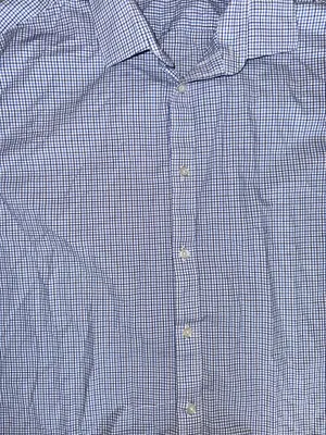 Men’s Tommy Hilfiger Blue and White Button-Down Shirt Size XL thumbnail 2