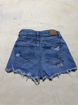 American Eagle Distressed mom Denim Shorts 0 thumbnail 9