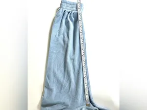 aerie Light Blue Velour Cropped Jacket Sz Small Pockets‎ and Full Zipper thumbnail 9