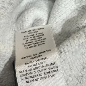 Nasty Gal Varsity League Pocket Detail Hoodie Grey Women’s Small thumbnail 5