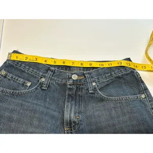 Wrangler Women’s Jeans Size 16R Blue Denim Straight Leg Mid Rise Made in Mexico thumbnail 6