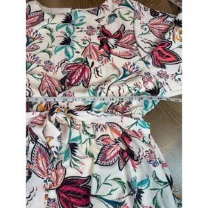 Baltic Born Tally Mini Dress Cream Floral Long Sleeve Plus Size 3X thumbnail 8