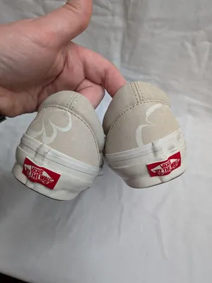 Vans Womens Tan White Slip-On Floral Print Shoes Size 7.5 US thumbnail 7