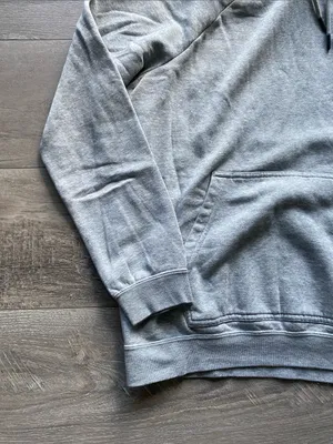 Nike Air Force Falcons Hooded Sweatshirt Womens Sz Large Grey with Blue Logo thumbnail 4