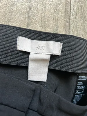 H&M Black Stretch Flare Pants thumbnail 2