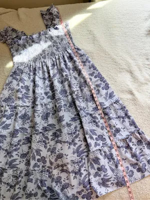 Hill House The Ellie Nap Dress XXL Floral Crepe Lilac Tonal Floral thumbnail 8