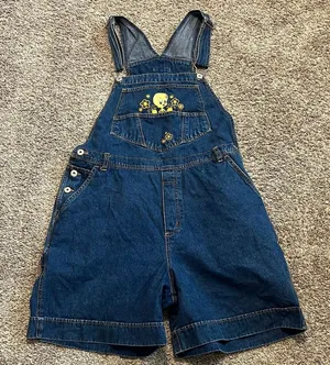 Looney Tunes‎ Women’s Vintage Tweety Bird Denim Overalls 18W thumbnail 1