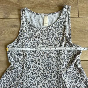 Altar’d State Leopard Print Full A-Line Sleeveless Stretch Mini Dress Small thumbnail 7