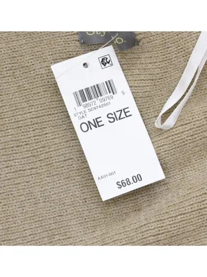 NWT Style & Co. Womens Solid Scarf Wrap with Pockets Ruana SC9742501 Oat Brown thumbnail 8
