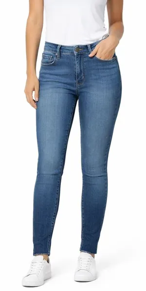7‎ For All Mankind Women’s Skinny Jeans Blue Size 6 Mid Rise Stretch Denim thumbnail 1