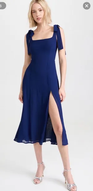 Reformation Blue Twilight Dress Small thumbnail 1