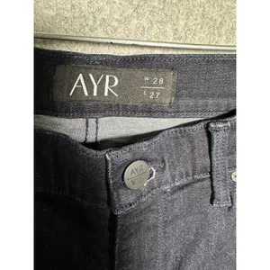 AYR Size 28 Womens Jeans Dark‎ Blue W114 B02 Stretch Zip Button thumbnail 3