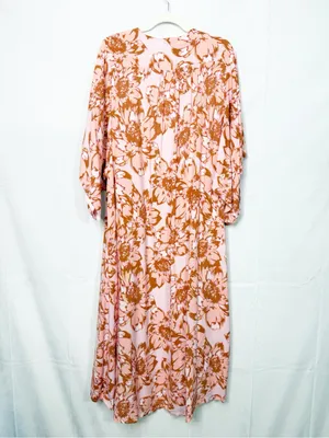 Petal + Pup Longline Floral Open Front Kimono Duster Topper Cardigan Maxi Boho thumbnail 5