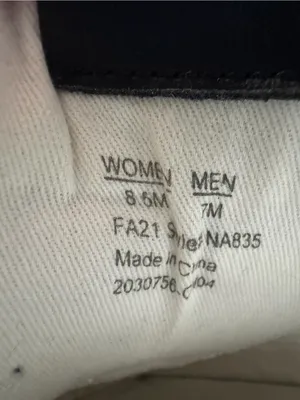 Madewell Court Sneakers White Black Leather Shoes Size 8.5 thumbnail 7