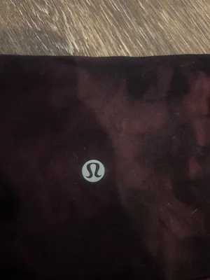 Lululemon Align Leggings- Burgundy Tye Dye  thumbnail 3