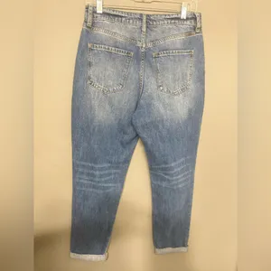 KanCan High Rise Distressed‎ Cuffed Mom Jeans Size 7/27 thumbnail 3