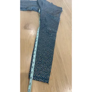 Buff Bunny Rosa pocket legging "Bossy" print Nile blue size medium thumbnail 7